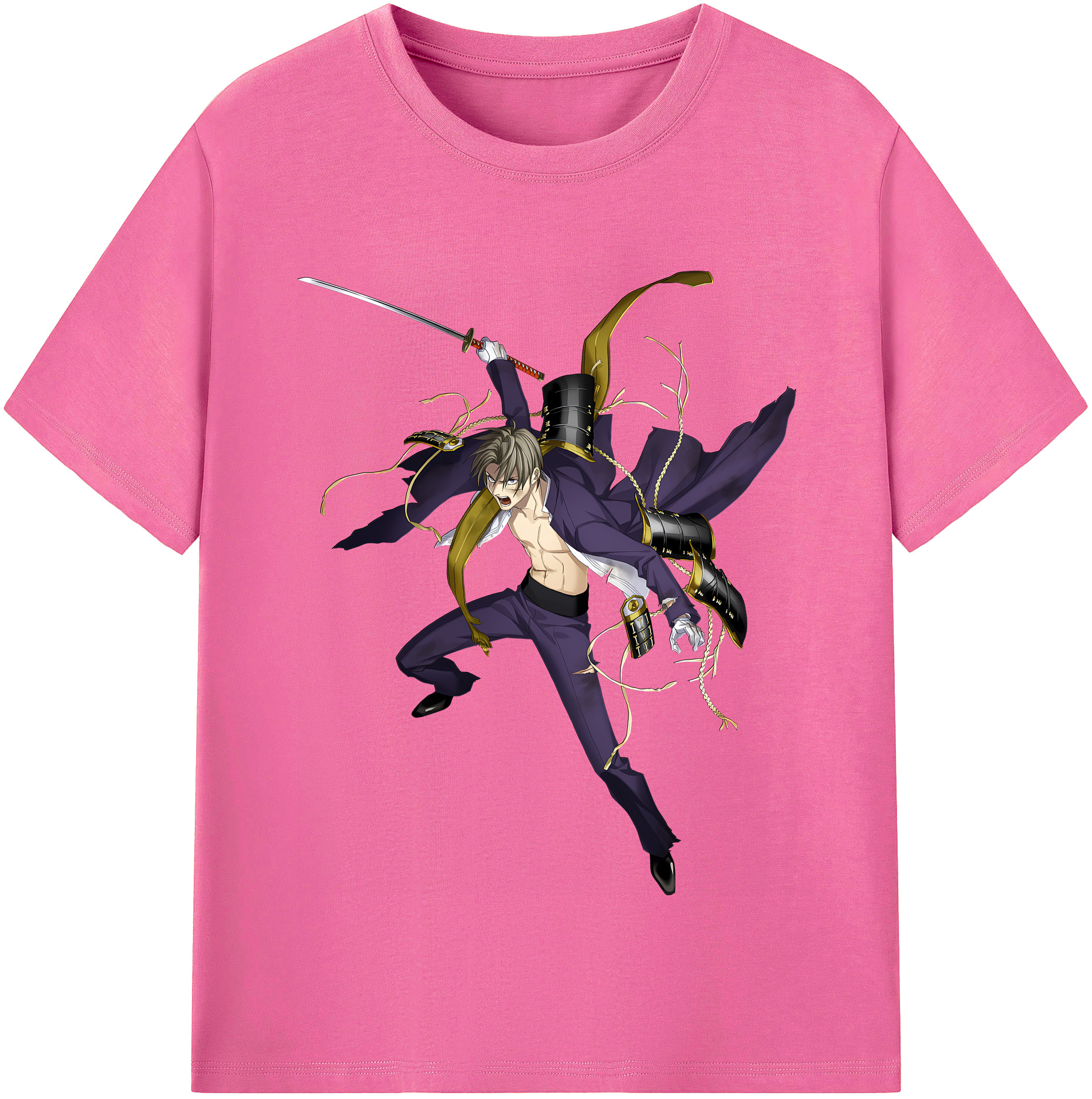 （画像用） 刀剣乱舞 Touken Ranbu レディースカジュアルプリントTシャツ（綿100％）